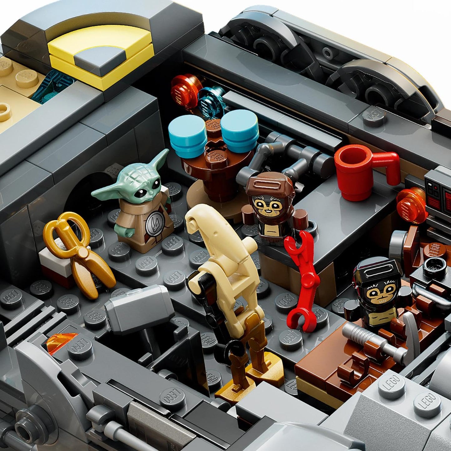 LEGO Star Wars 75445 Anzellan Starship - Plays with 3 figures & a droid workshop - Gift for boys, girls & fans aged 9 and up