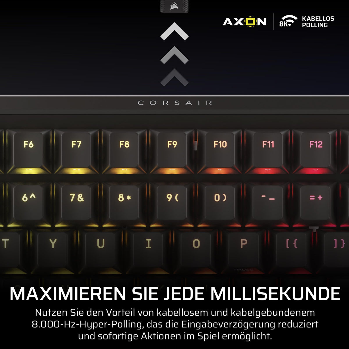 Corsair Vanguard 96 Wireless Mechanical RGB Gaming Keyboard – Negru - CH-91F901E-DE