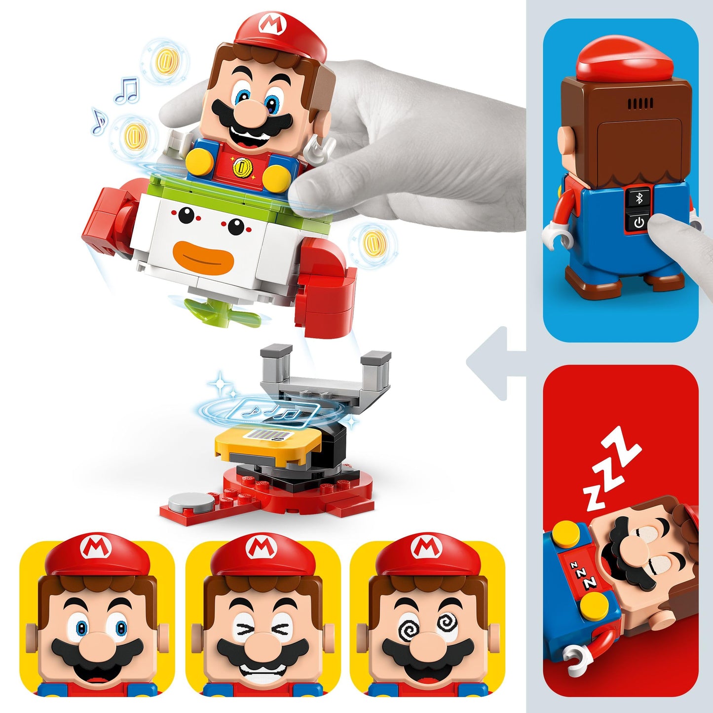 LEGO Super Mario Adventure with Interactive Mario, Set with Junior Clown Carriage, Toy Yoshi, Nintendo Gift for Boys, Girls and Gamers Ages 6 and Up 71439