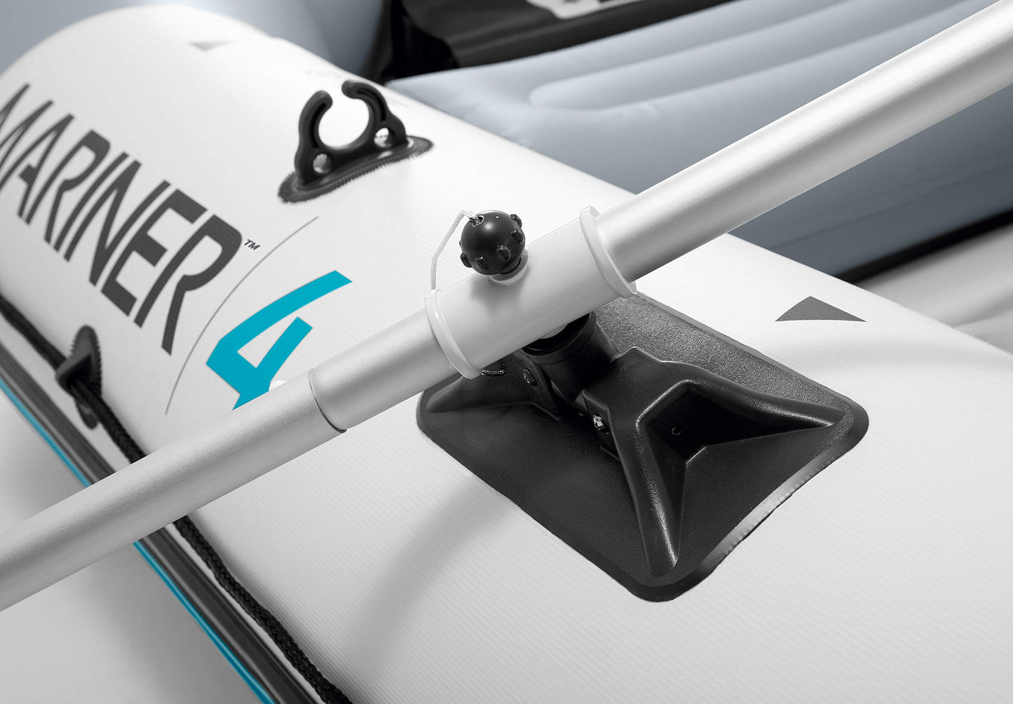 Intex Inflatable Boat Mariner 4 Set Phthalates Free Incl. Paddle and Air Pump - Professional Series, 68376np