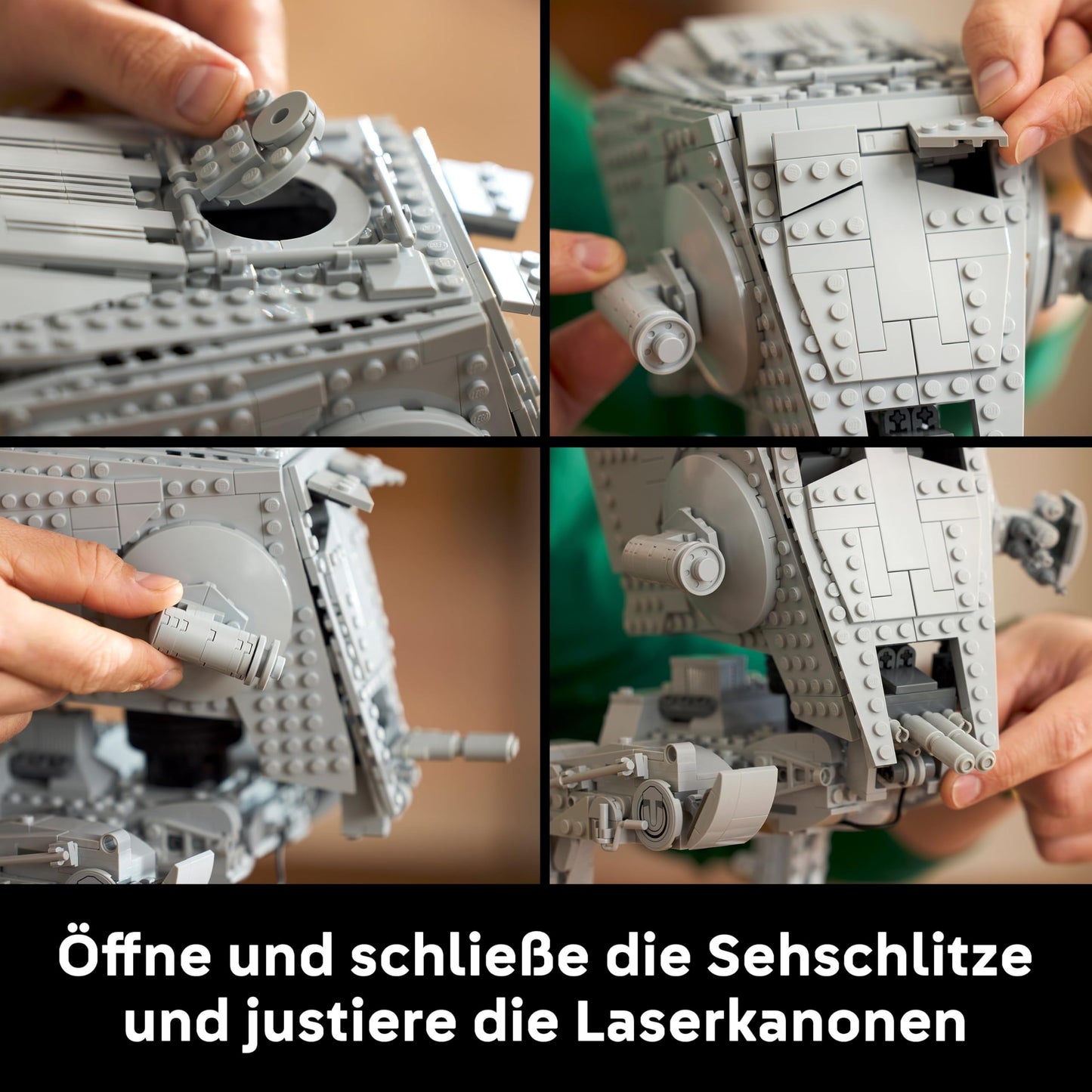 LEGO Star Wars AT-ST Battle Runner - Building Set for Adults - UCS Display Model with Minifigure & Information Board - Collectible & Gift for Fans - 75417