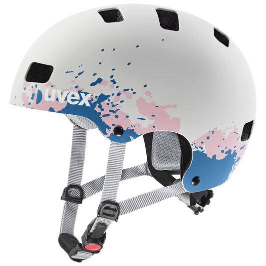 uvex Kid 3 cc children's bicycle helmet, Gray - Grapefruit matt, 55-58 cm - S4149721517