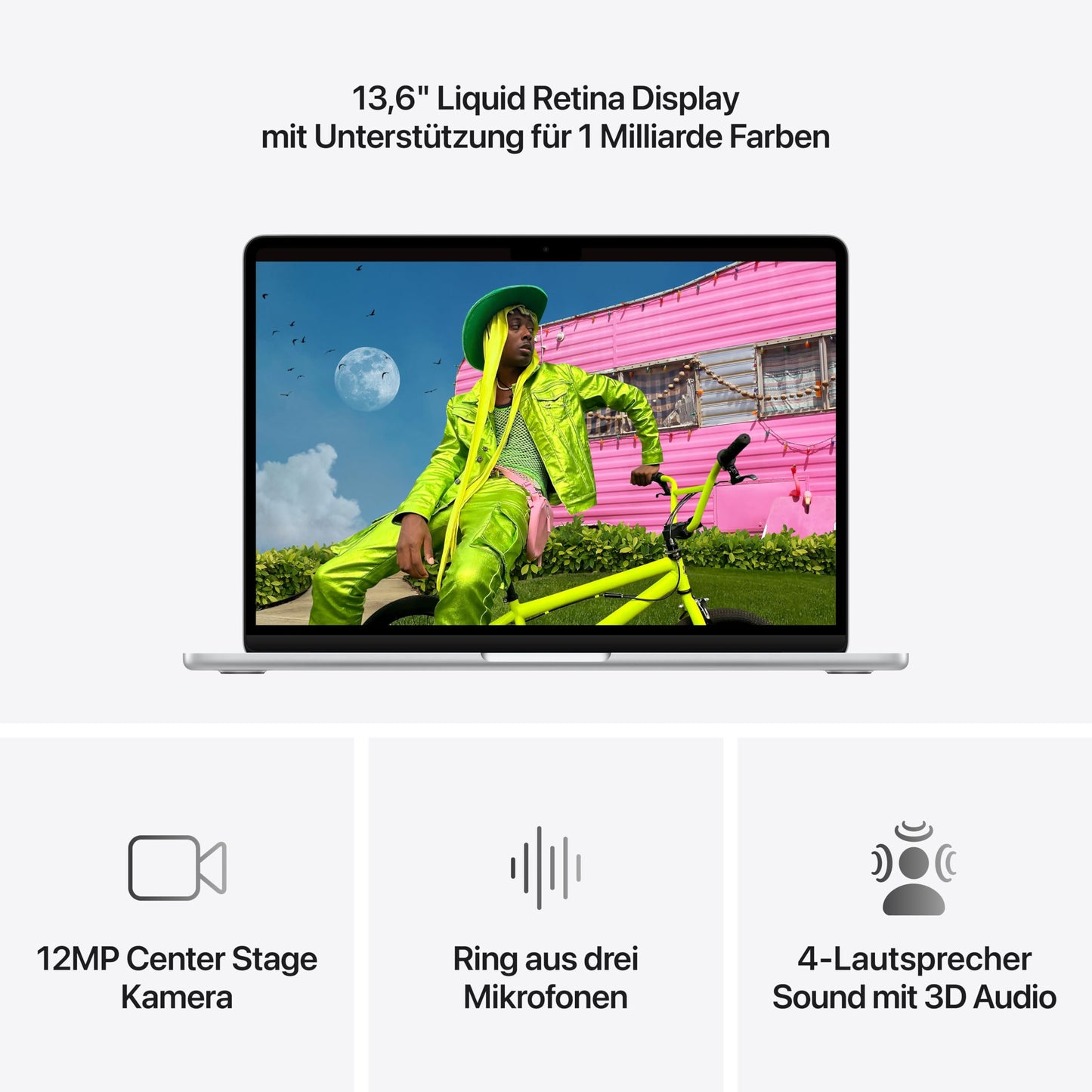 Apple MacBook Air 13" M5 16GB 1TB SSD Silver MDH84D/A