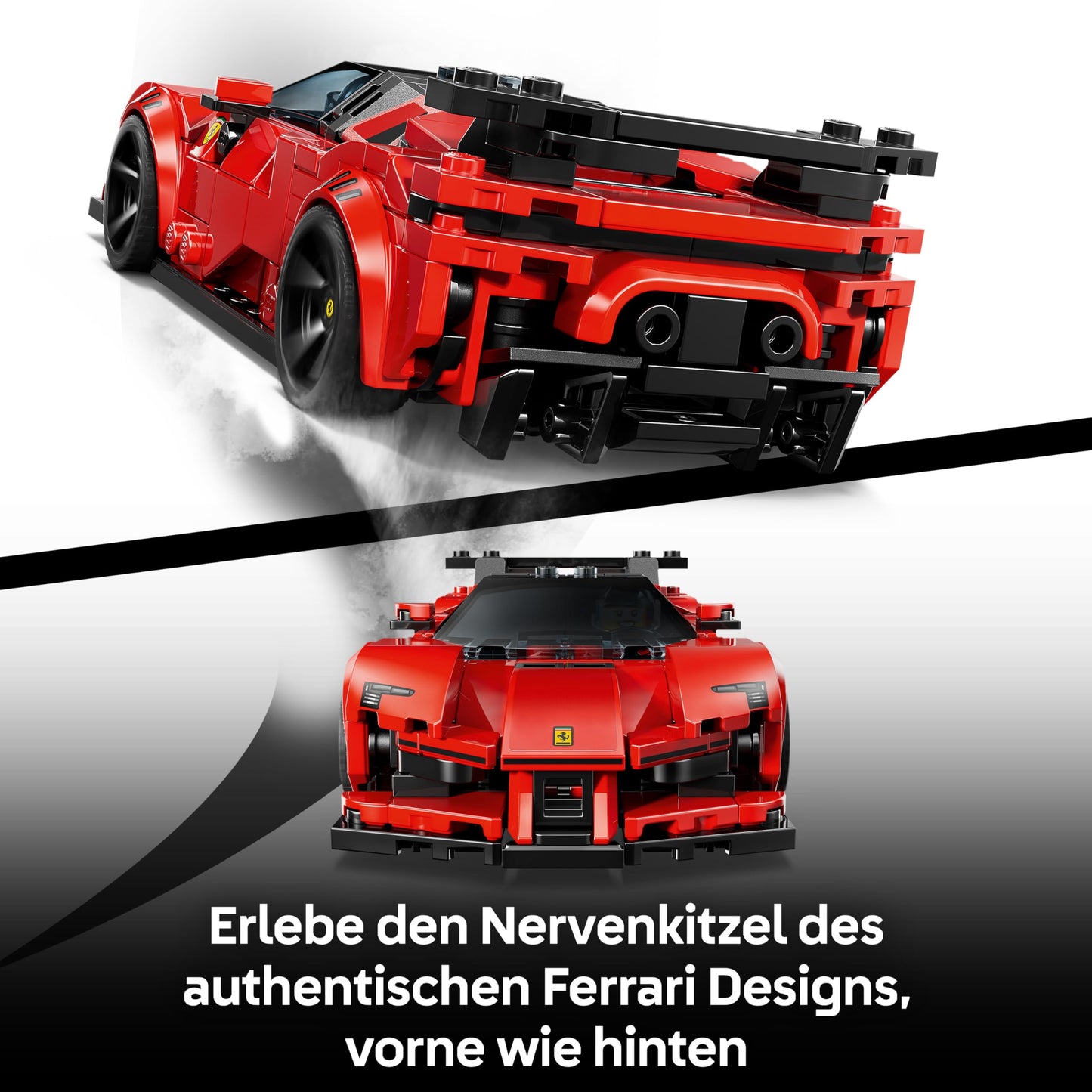 LEGO Speed Champions Ferrari SF90 XX Stradale sports car - model building with collectible driver minifigure - birthday gift idea for boys aged 9 and up and motorsport fans - 77254