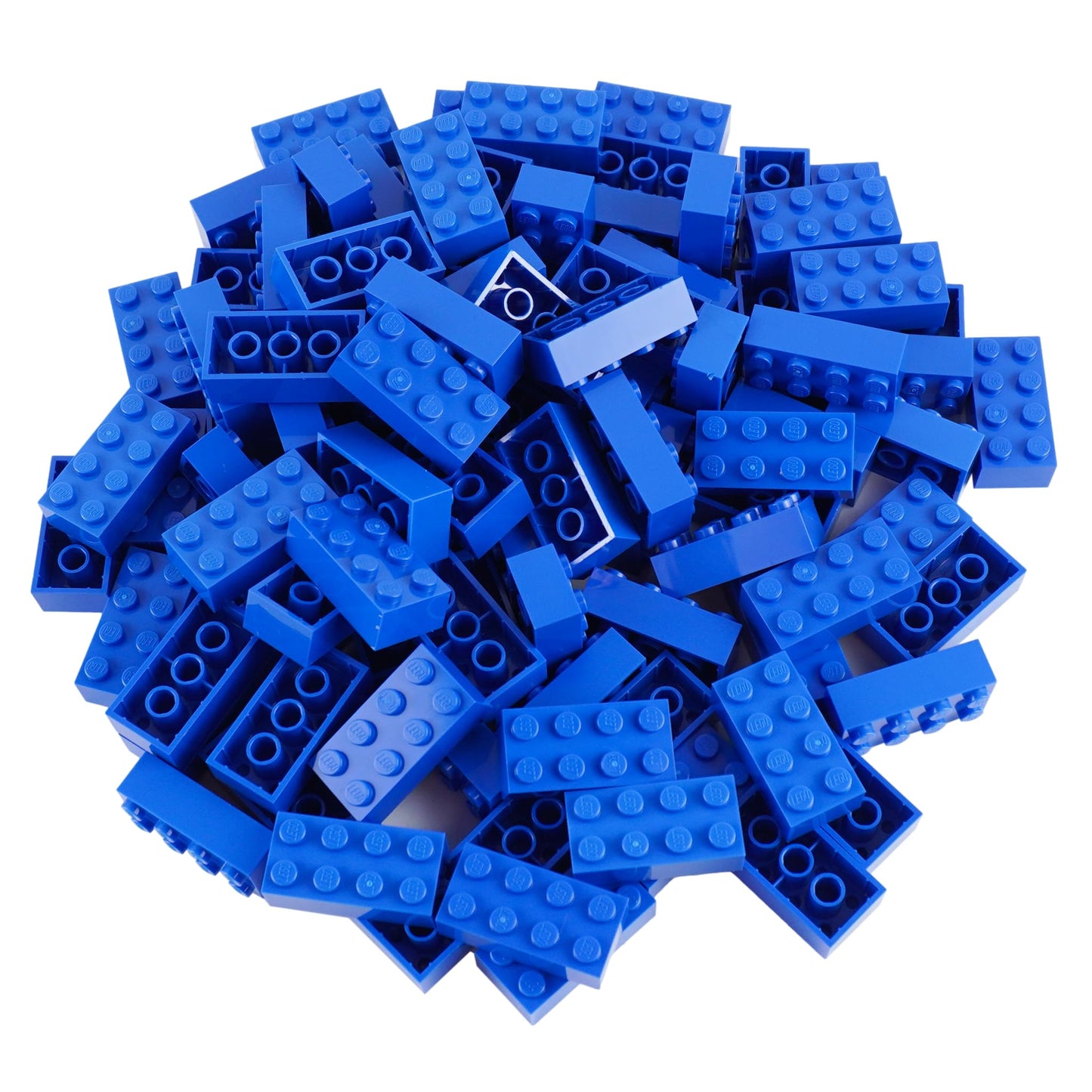 LEGO® Classic Basic 3001 2x4 Blue Building Blocks - 50 pieces Blue - Perfect for creative building projects and LEGO® constructions