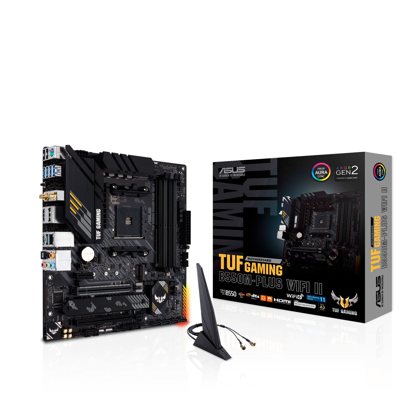 ASUS TUF Gaming B550M-PLUS WiFi II motherboard socket Ryzen AM4 - 90MB19Y0-M0EAY0