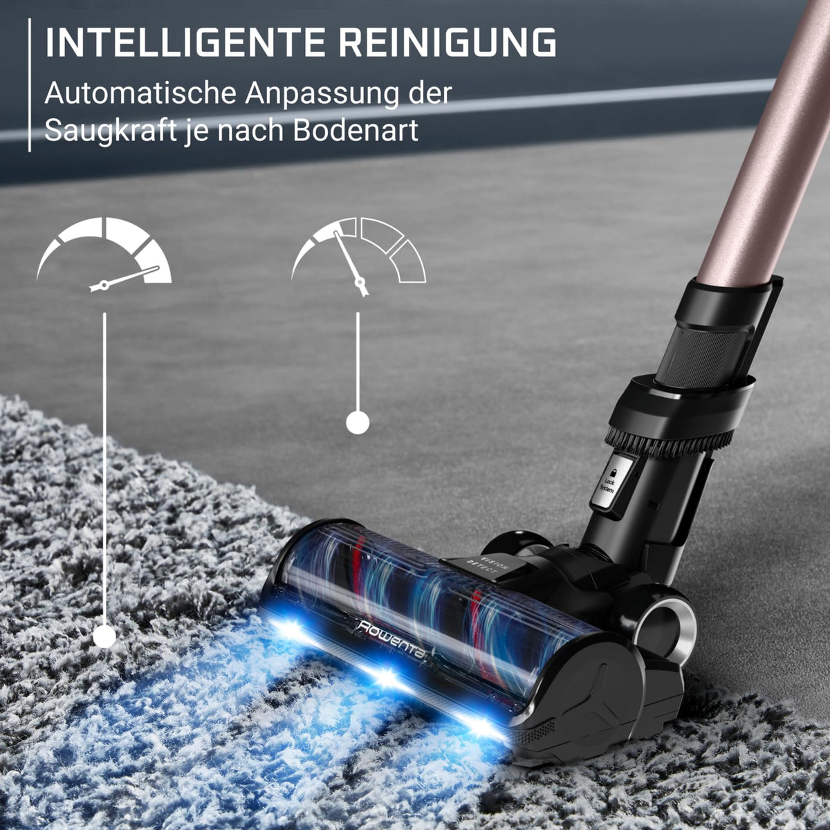 Rowenta X-Force Flex 16.60 cordless vacuum cleaner, extreme suction power, 315 Air Watt, optimal results on all floors, LED lighting, 2 hours runtime, flex joint, including accessories, RH9CD9E0