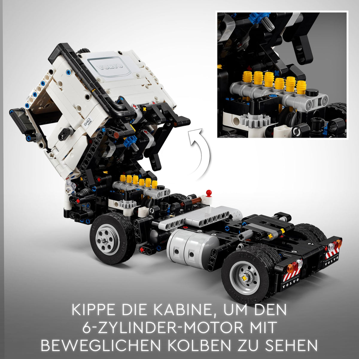 LEGO Technic Volvo FMX Truck with EC230 Electric Crawler Excavator, children's toy, gift set for boys and girls aged 10 and up, toy construction vehicles, excavator toy set 42175