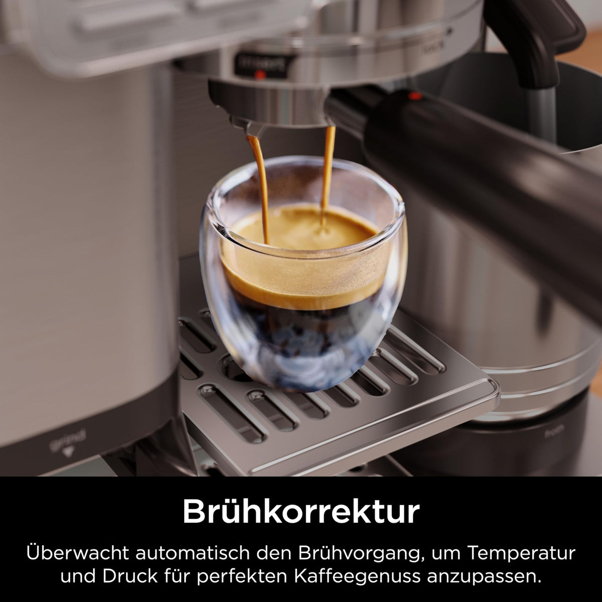 Ninja Luxe Pro 3-in-1-Masina de cafea, Argintiu, ES701EU, utilizare ușoară