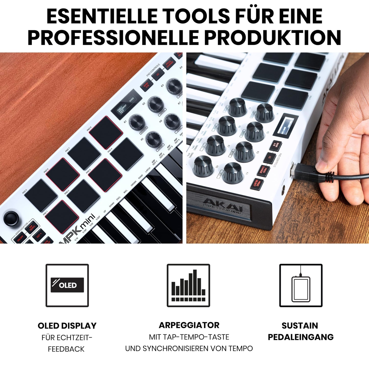 Akai Professional MPK Mini MK3 White