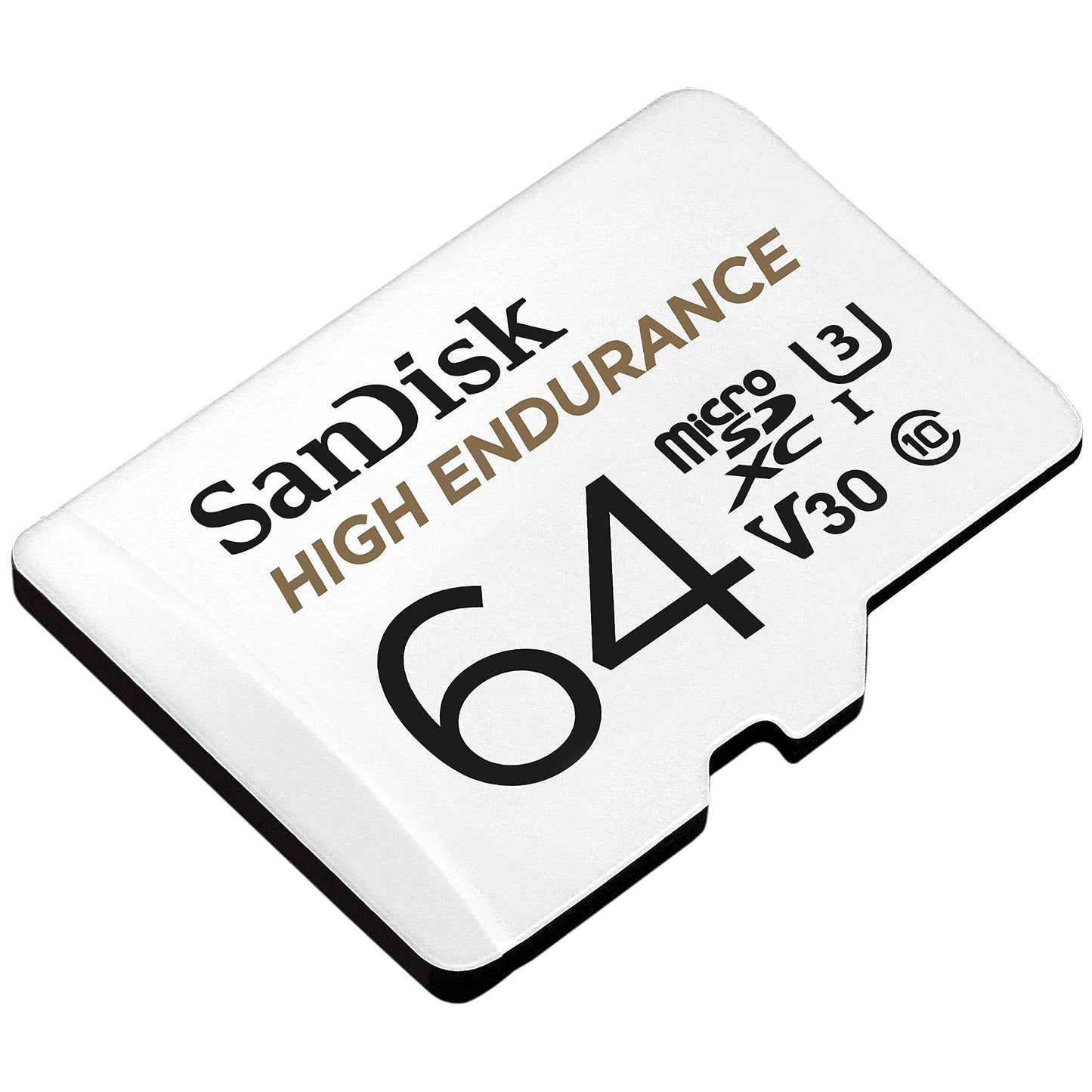 SanDisk High Endurance microSDXC Memory Card 64GB + Adapter (For Dash Cams and Private Surveillance Cameras, 100MB/s Read, V30 for Full HD and 4K Videos) (Pack of 2) - SDSQQNR-064G-GN6IA