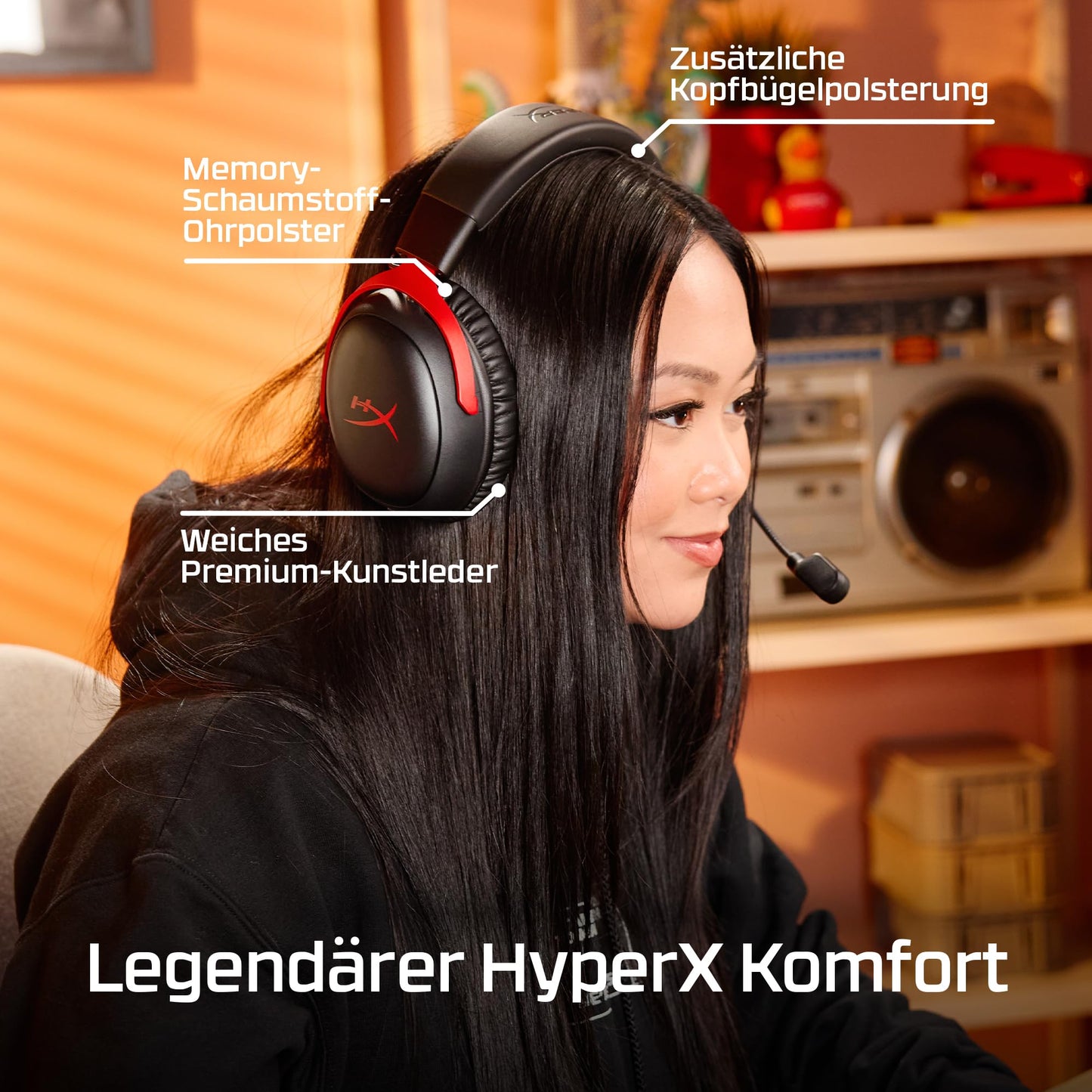 HyperX Cloud III S - Wireless Gaming Headset - AX6G1AA