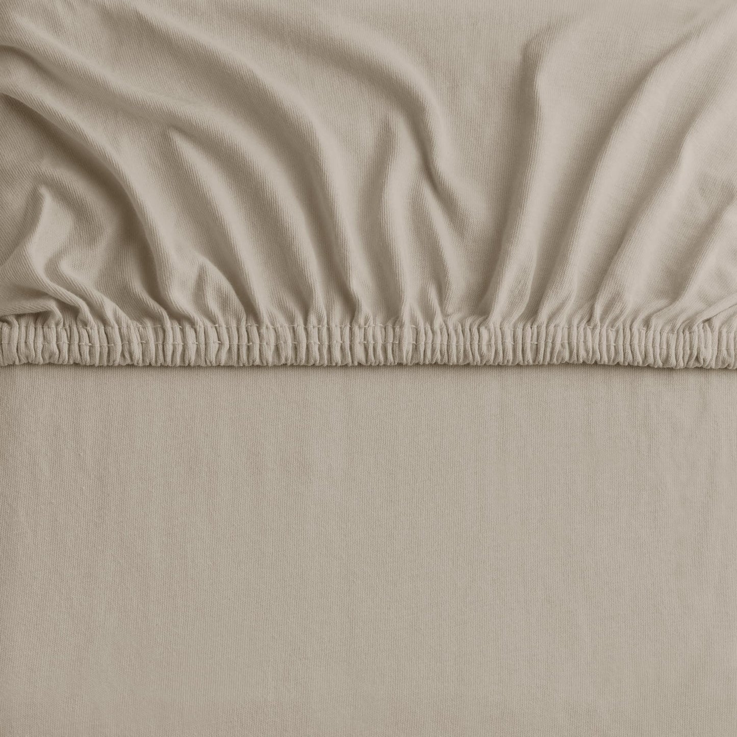 DecoKing fitted sheet 200x220 220x240 cm 100% combed cotton cappuccino fitted sheets jersey box spring bed Amber 200 x 220 220 x 240
