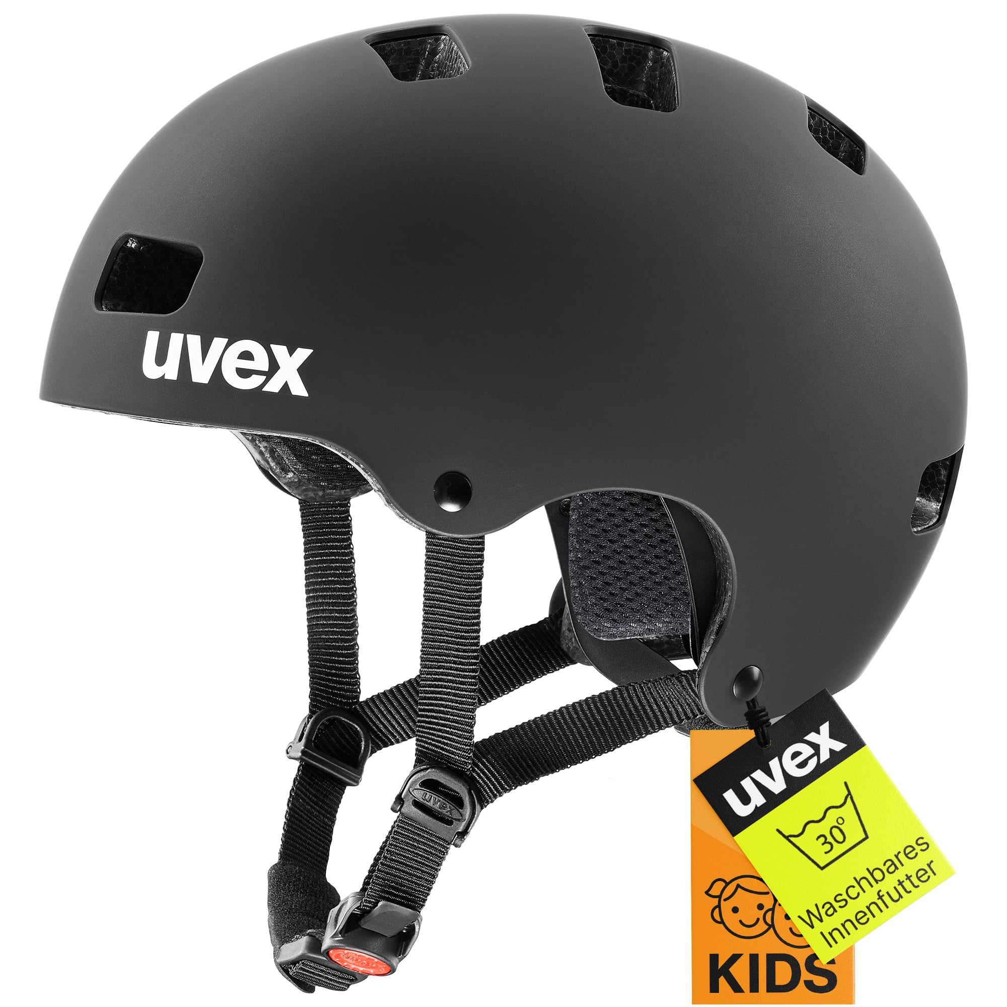 uvex Kid 3 cc children's bicycle helmet, black matt, 51-55 cm - S4149721715