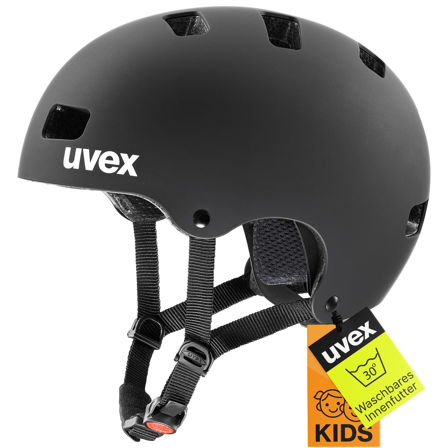 uvex Kid 3 cc children's bicycle helmet, black matt, 55-58 cm - S4149721717