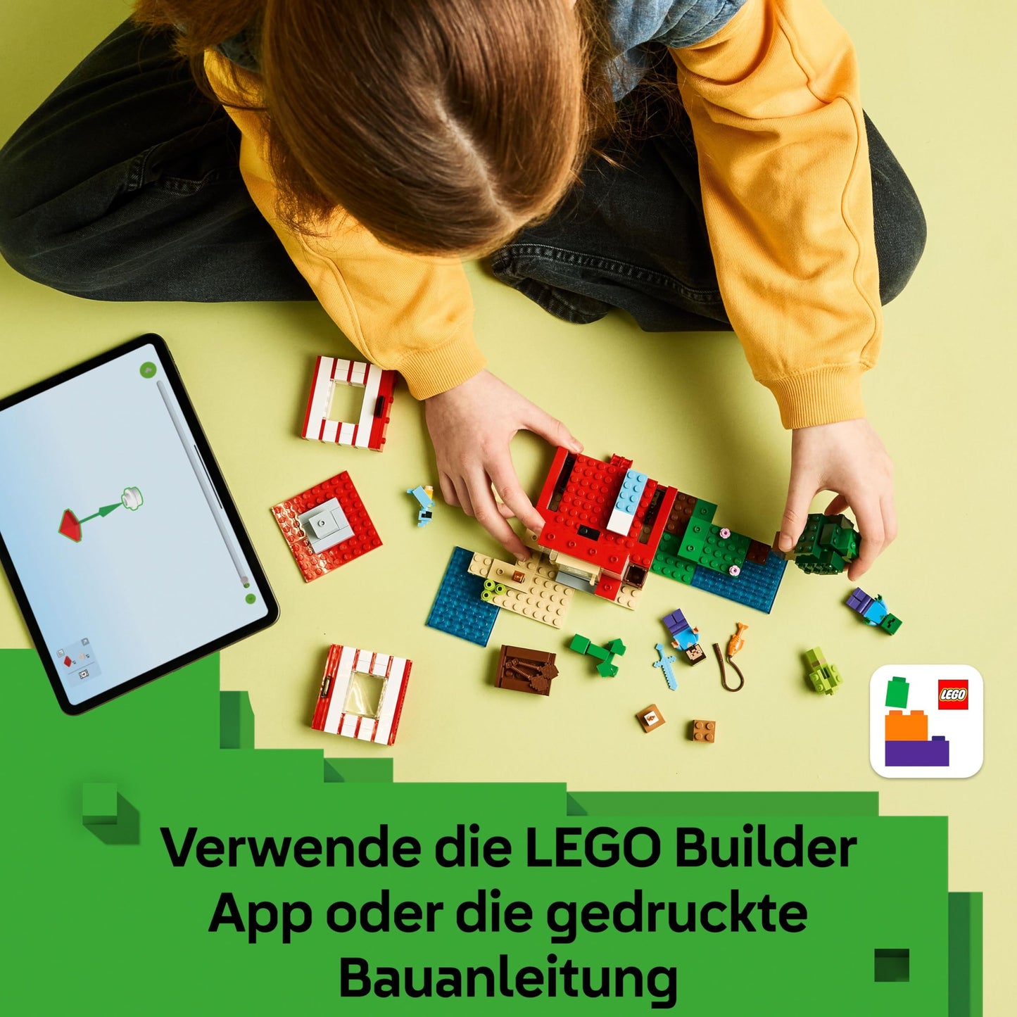 LEGO Minecraft The TNT Jungle House - Gamer toy for children - Interactive playset with boat, Steve, Creeper and Zombie minifigures - Gaming gift for girls and boys aged 8 and up - 21275