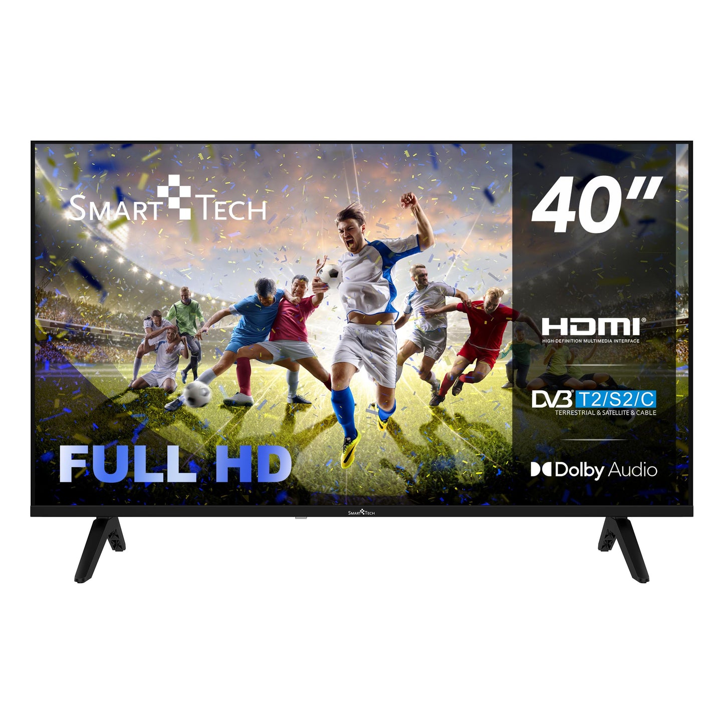 Smart Tech 40FH01K, 40 inch (101 cm) FHD LED Smart TV, Netflix, YouTube, Prime Video