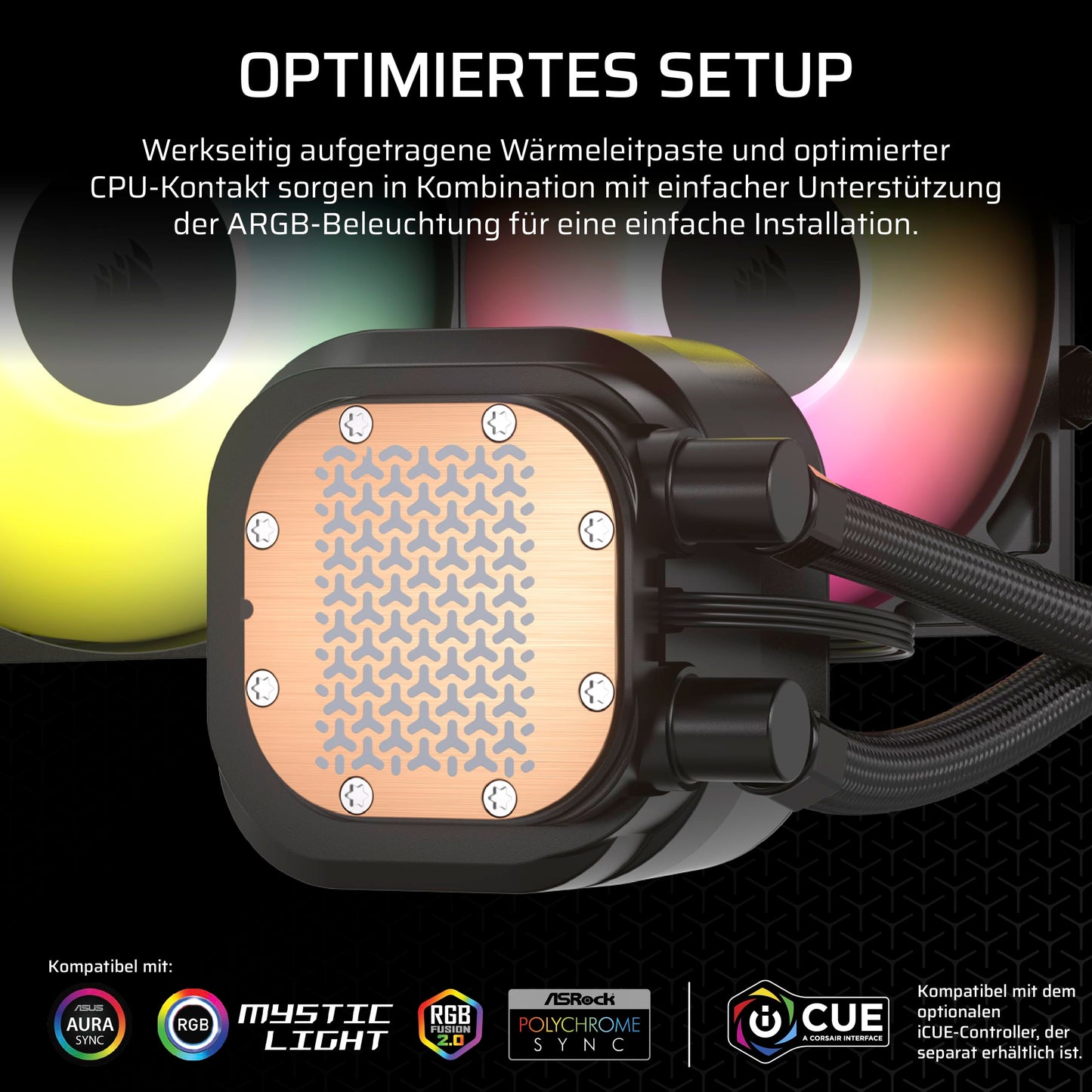 Corsair Nautilus 240 RS ARGB CPU-Flüssigkeitskühler  CW-9060092-WW
