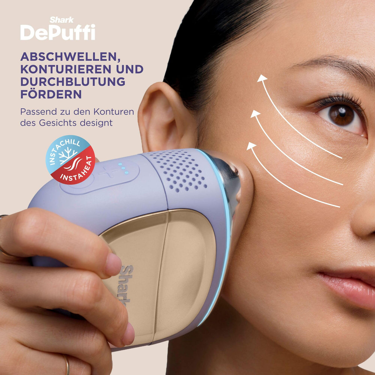 Shark FacialPro Glow At Home Sistem facial cu apă, curățare pori - FH320EUBK