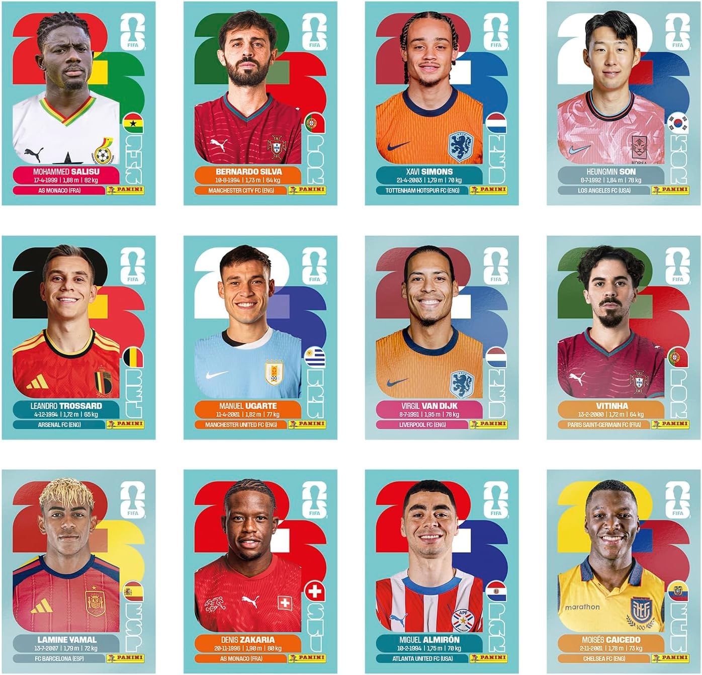 Panini FIFA World Cup 2026 Stickers - Box of 100 bags - x100
