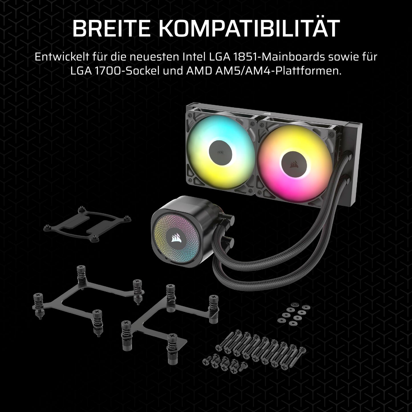 Corsair Nautilus 240 RS ARGB CPU-Flüssigkeitskühler  CW-9060092-WW