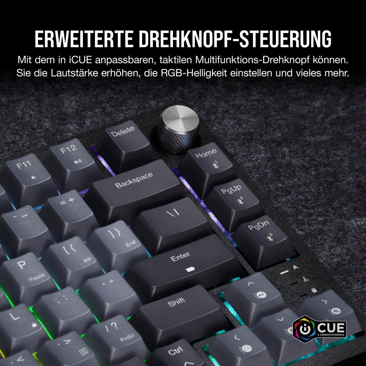 CORSAIR K65 Plus Wireless 75% RGB tastatur mecanică de gaming - CH-91D401L-DE