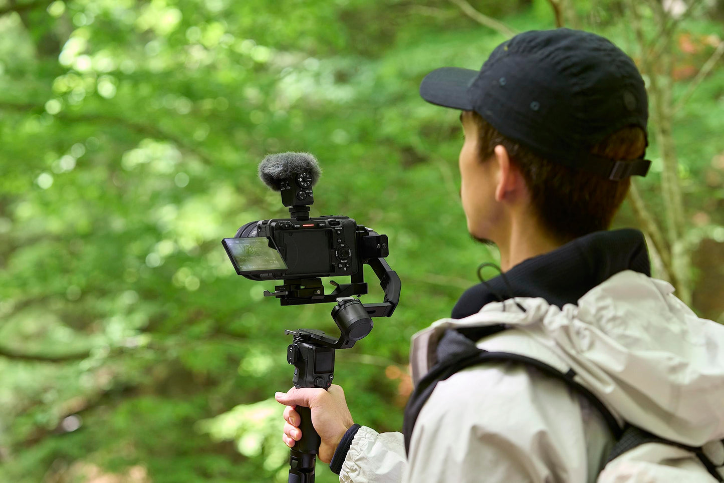 Sony ECM-M1, Wireless Shotgun Microphone, 8 Audio Recording Modes, Compact & Lightweight, Ideal for Cameras, Vlogs, Content Creation, Music, Streaming - VX9547
