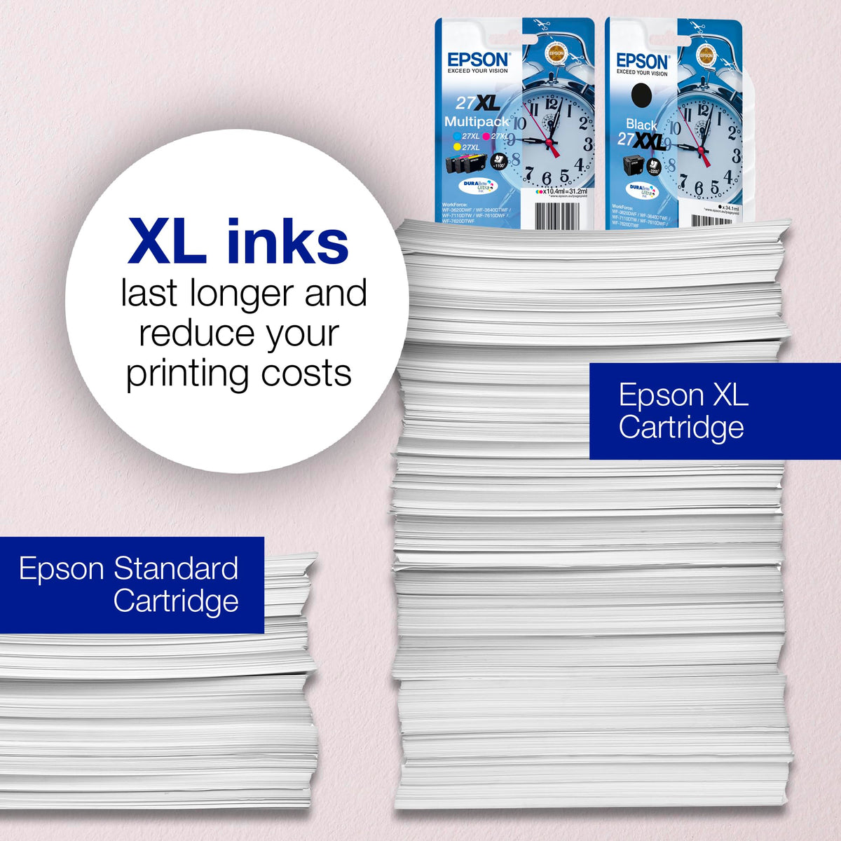 Epson Tinte T2711, 27 Original C13T27114012, Negru, XL