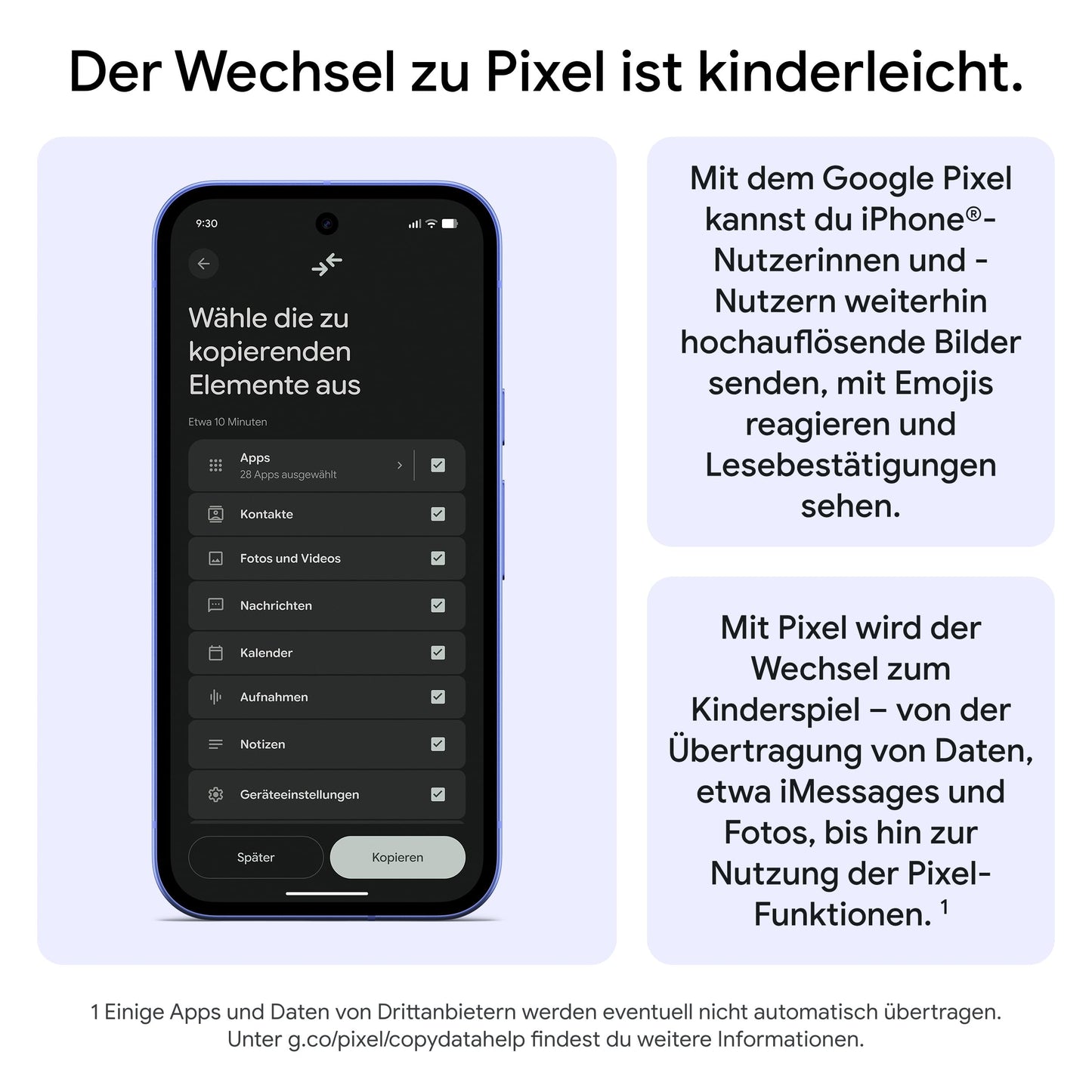 Google Pixel 10a 256GB Berry + Buds 2a - Hazel - GA09604-GB