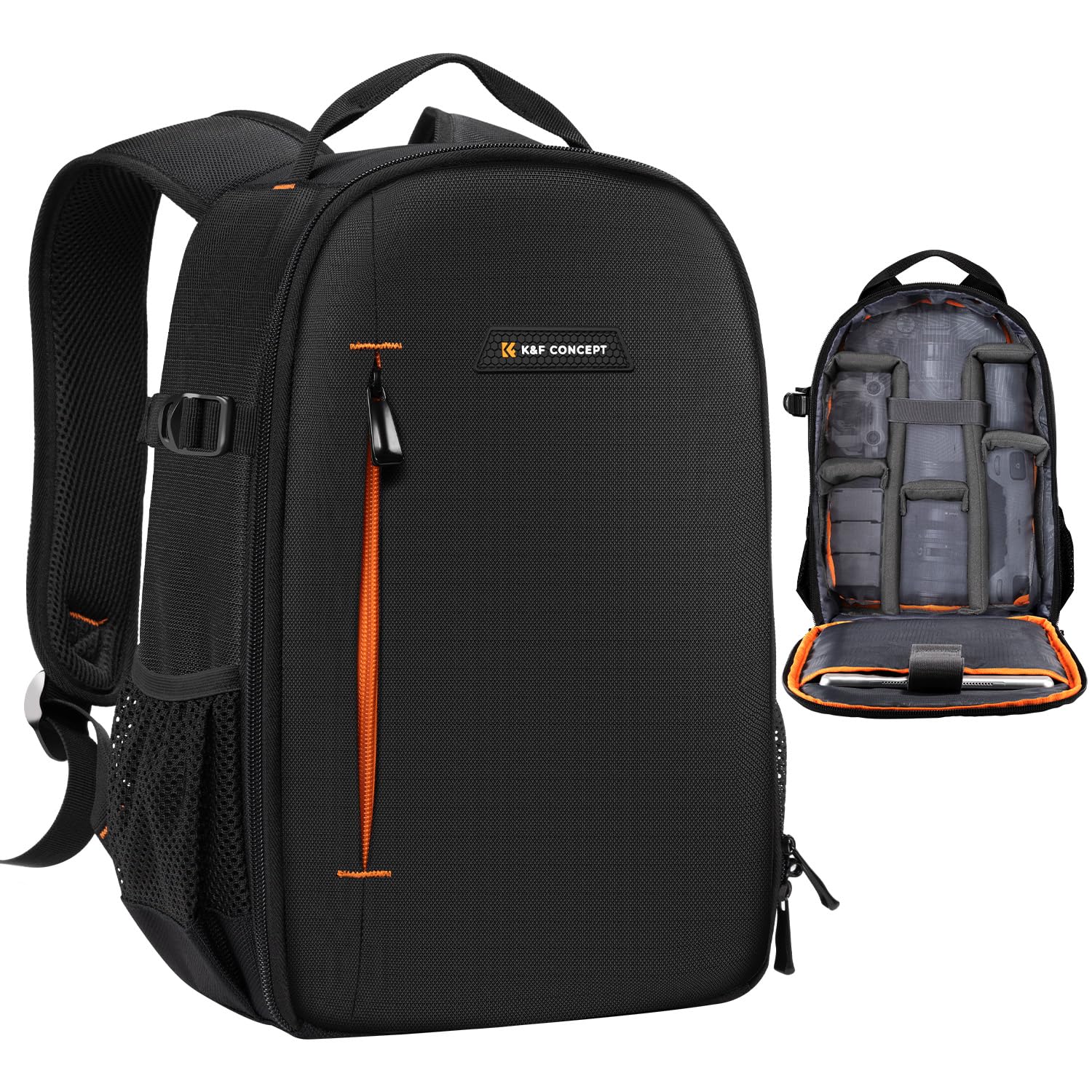 K&F CONCEPT Camera Backpack for Photographers, Photo Backpack Small Multifunctional Camera Backpack Waterproof for SLR/DSLR Camera Lens and Accessories, Size M - KF13.165