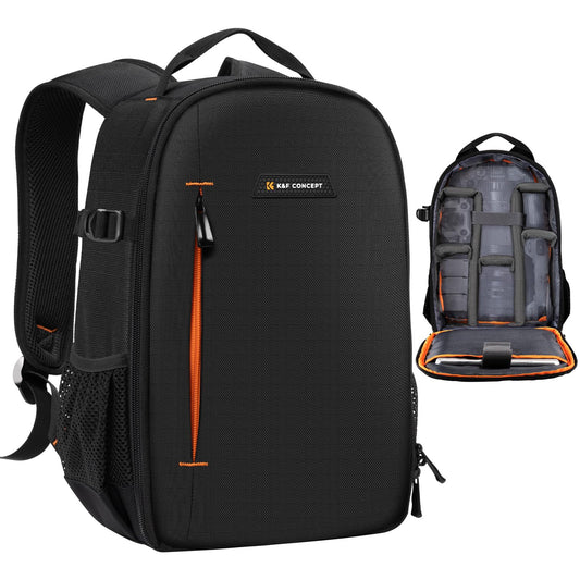 K&F CONCEPT Camera Backpack for Photographers, Photo Backpack Small Multifunctional Camera Backpack Waterproof for SLR/DSLR Camera Lens and Accessories, Size M - KF13.165