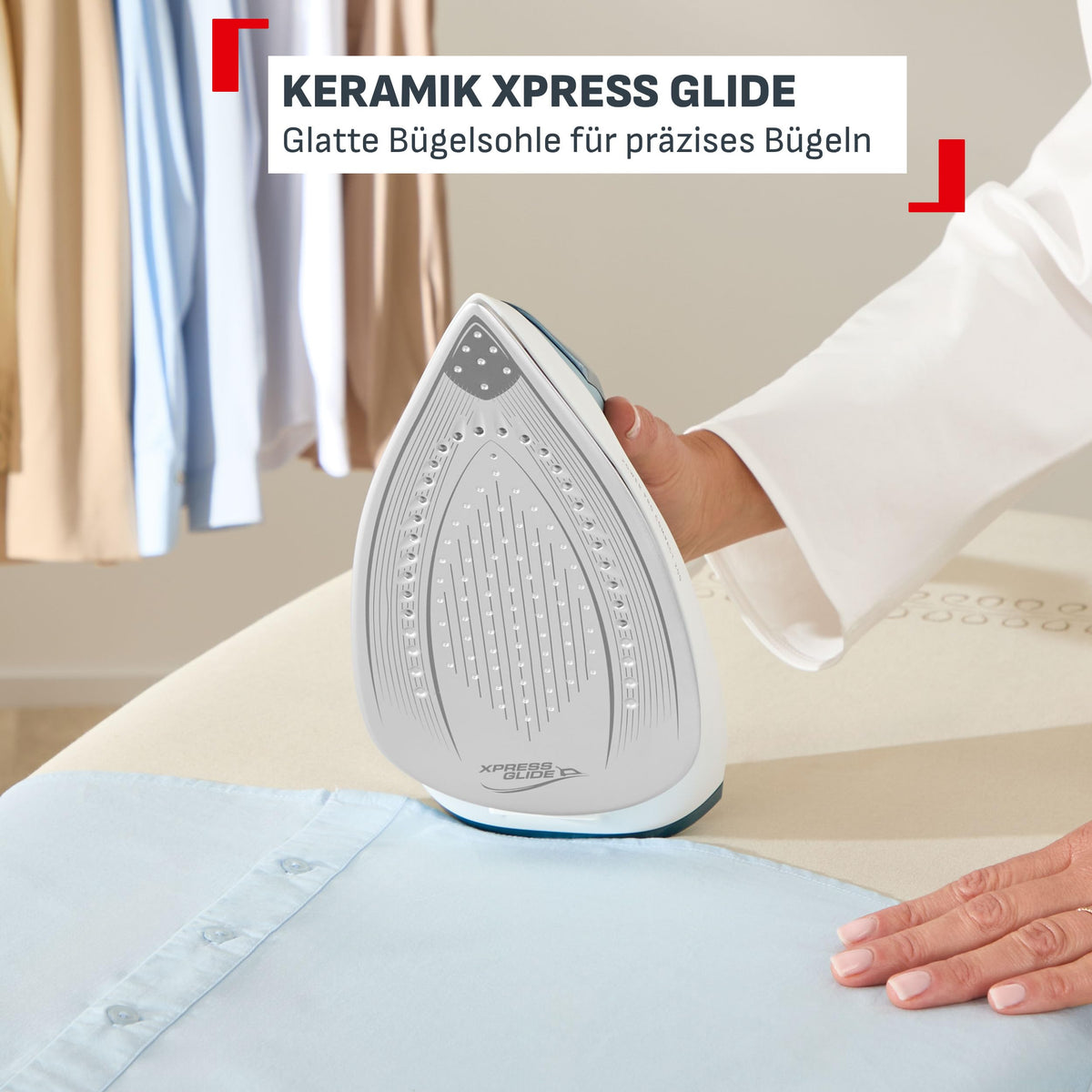 Tefal Power Pro Compact 200 Stație de călcat cu aburi, 2400 W, ușoară și compactă - SV6210E0