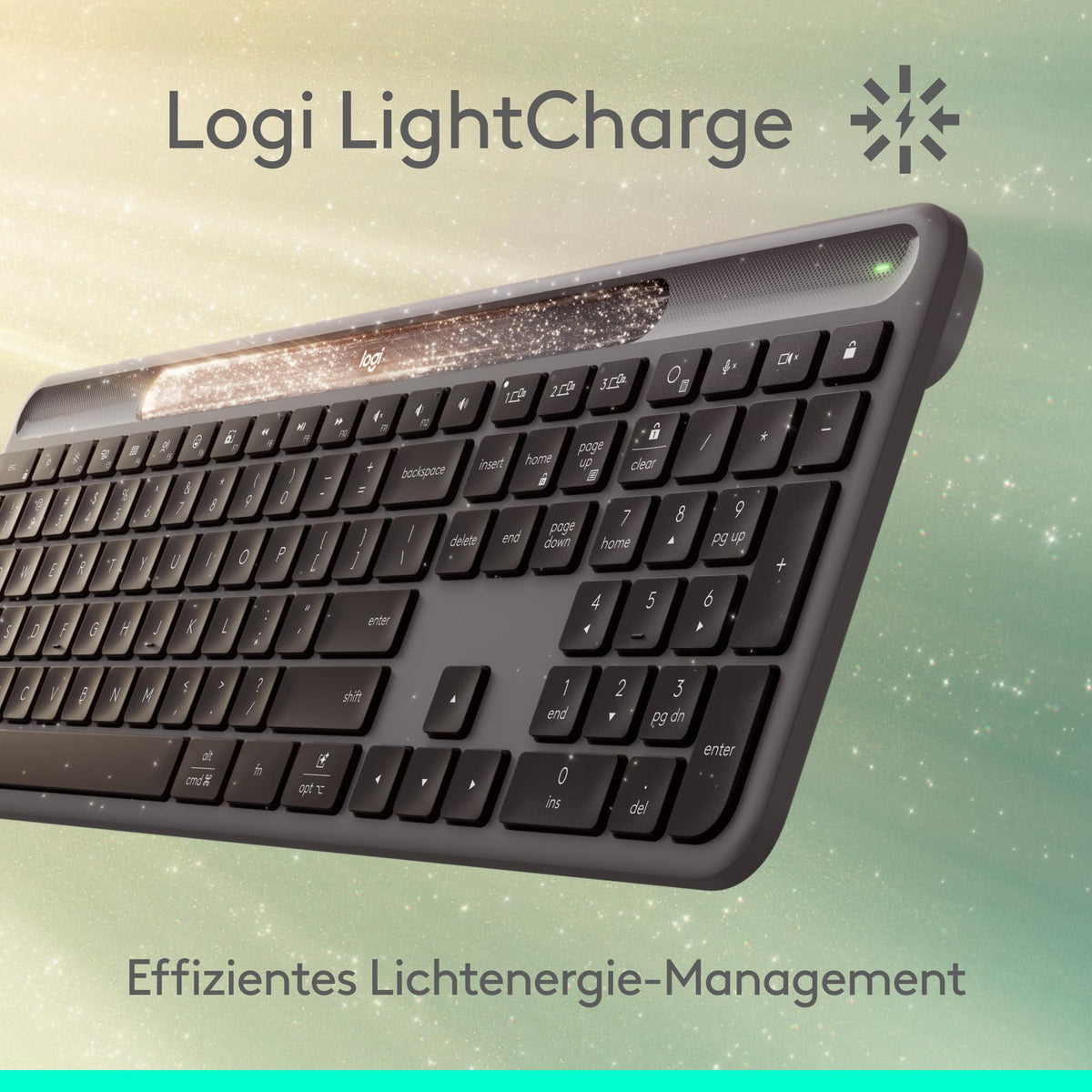 Logitech Signature Slim Solar+ tastatură wireless - 920-013757