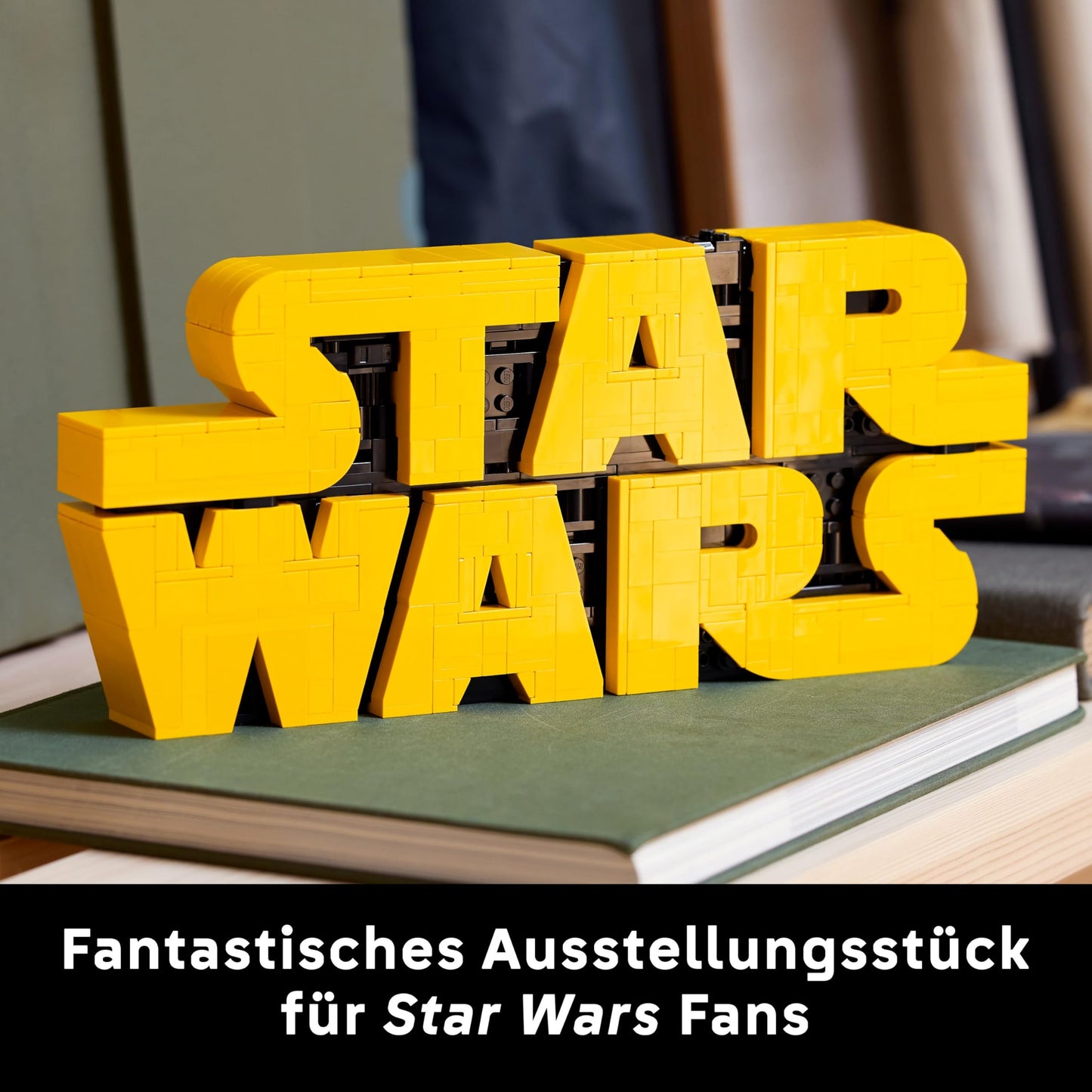 LEGO Star Wars 75407 Star Wars Logo Bricks - Collectible Building Set for Adults - Pop Culture Model - Office Display - Gift Idea for Adults and Teens Fans