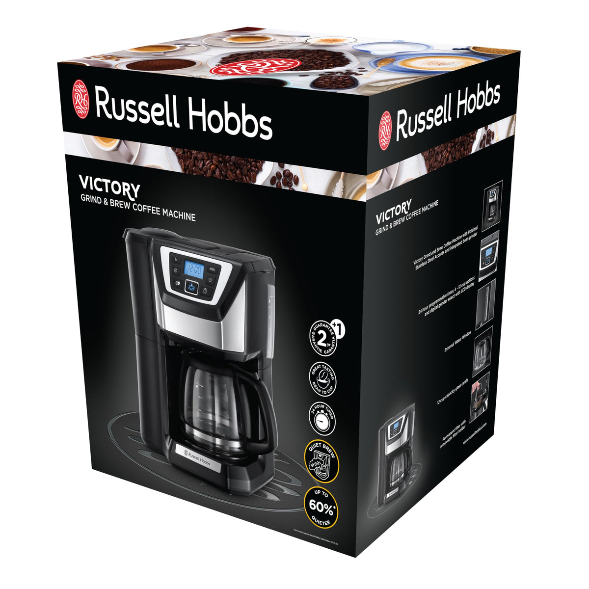 Russell Hobbs Victory Coffee Maker, 1.5 l, 1 to 12 cups - 22000-56