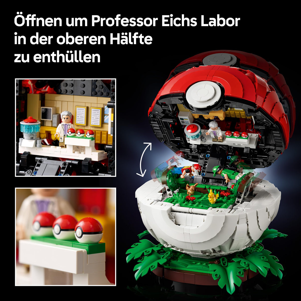 LEGO Pokémon Pokéball cu momente impresionante ale antrenorului 72154