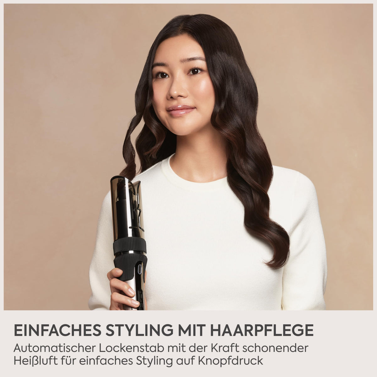 BaByliss Style Secret Air automatic curling iron, 25mm curling styler - C6686E