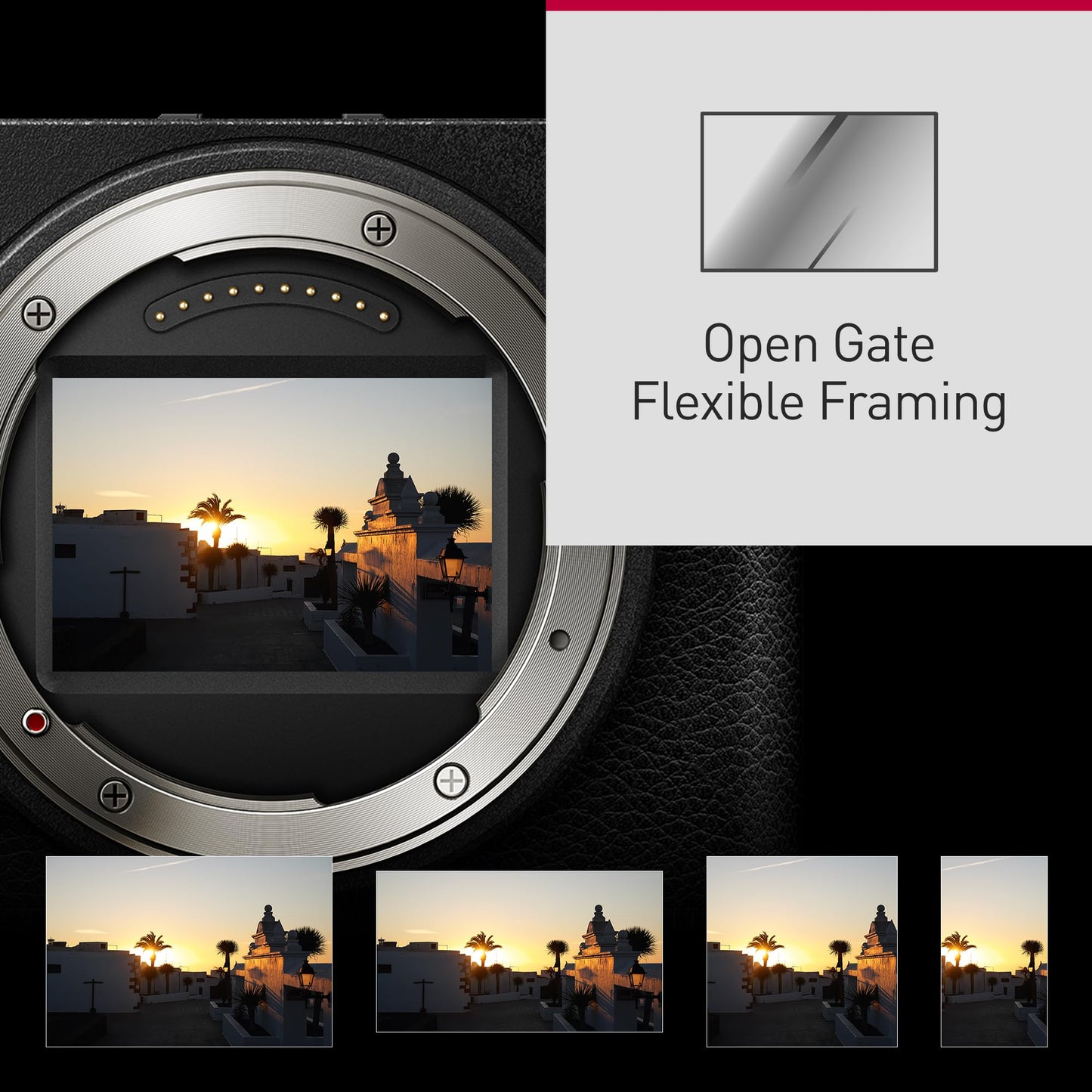 Panasonic Lumix DC-S9HE-K Full Frame Mirrorless Camera, Open Gate Vlogging, 24.2MP, 6K/4K, 779-point PDAF, Image Stabilization, LUT, 5GHz Wi-Fi, Black, 28-200mm Lens
