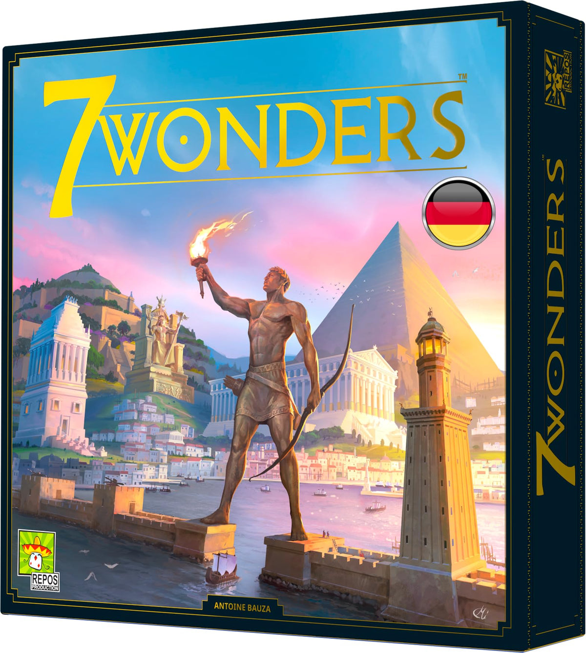 Asmodee | UNbox Now | Repos Production | 7 Wonders | Basic game | Connoisseur Game of the Year 2011 | Strategy game | 3-7 players | From 10+ years | 30+ minutes | German - RPOD0022