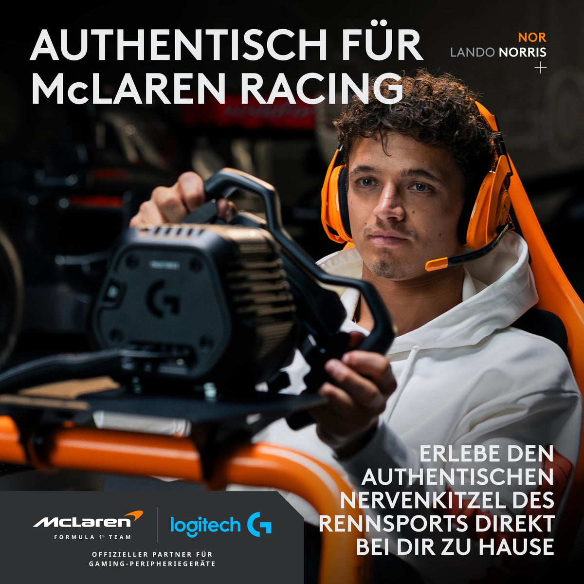 Logitech G RS Formula Wheel McLaren Racing Edition - 941-000325
