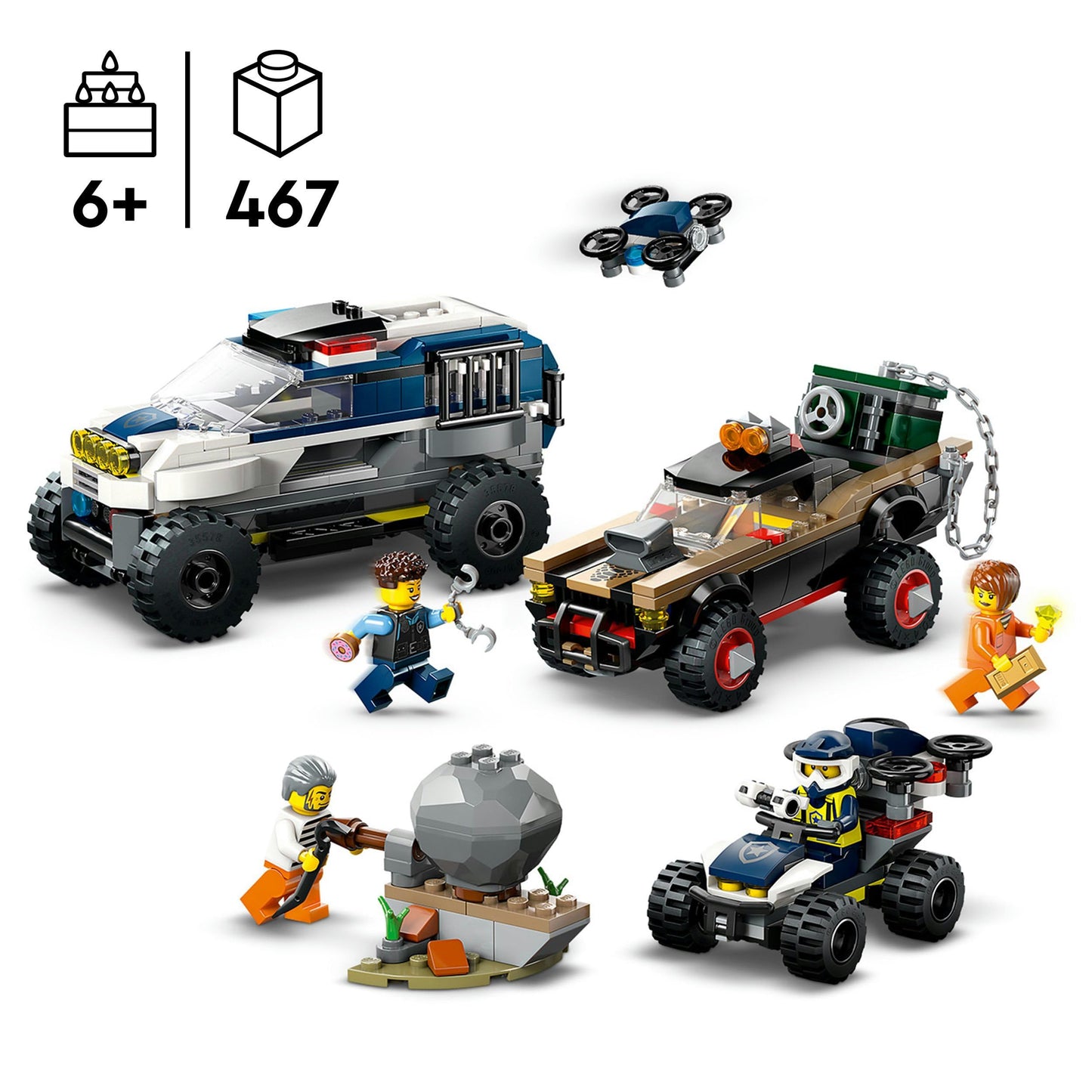 LEGO City Police SUV Chase (60449)