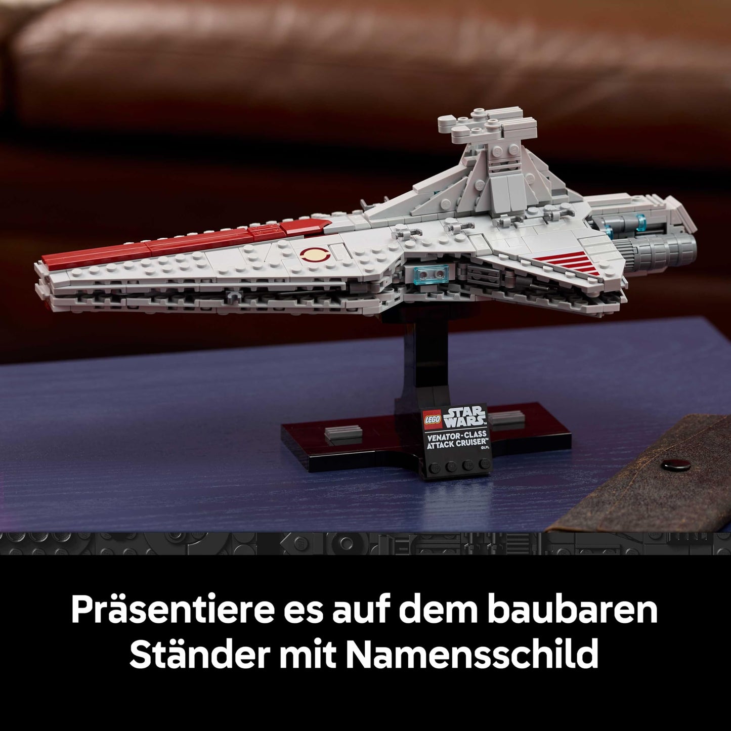 LEGO Star Wars 75441 Venator Class Attack Cruiser - Republic Warship Model Building Set for Adults - Living Room & Shelf Decoration - Gift for Revenge of the Sith Fans