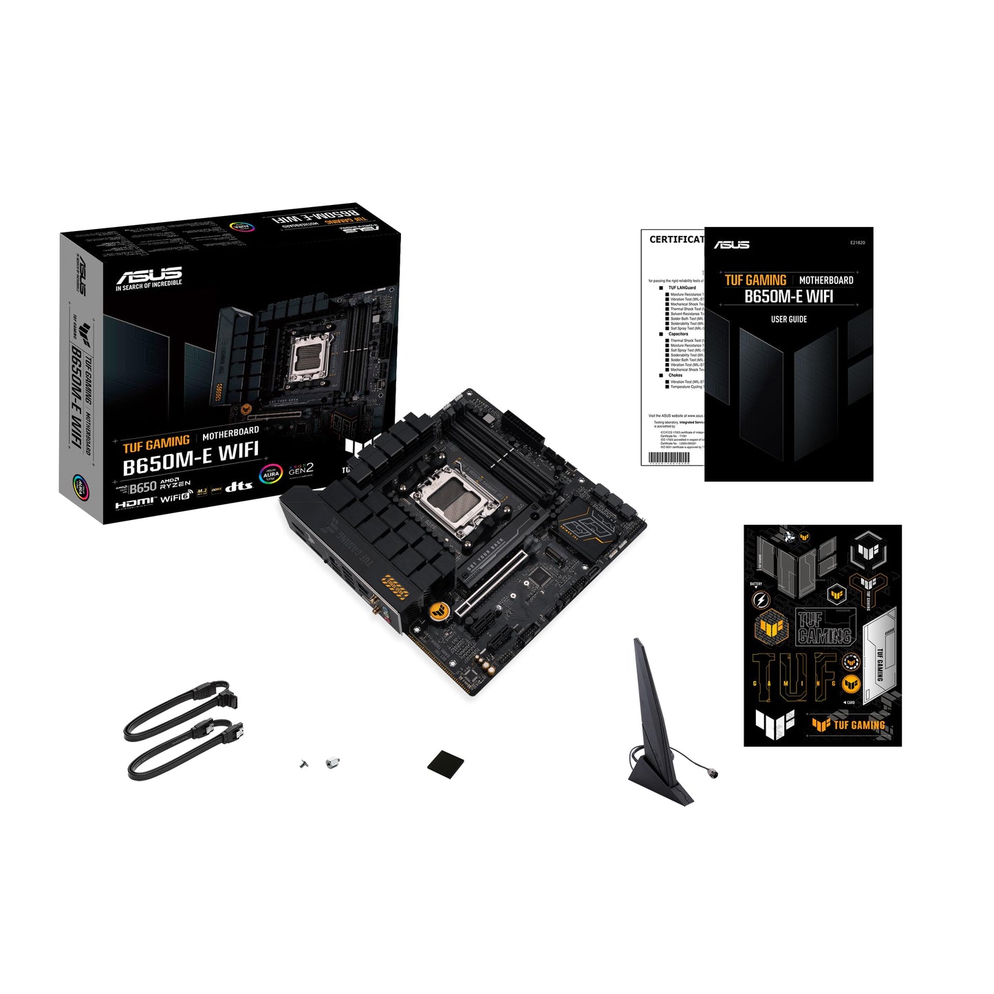 ASUS TUF Gaming B650M-E WiFi motherboard socket AMD AM5 - 90MB1FV0-M0EAY0