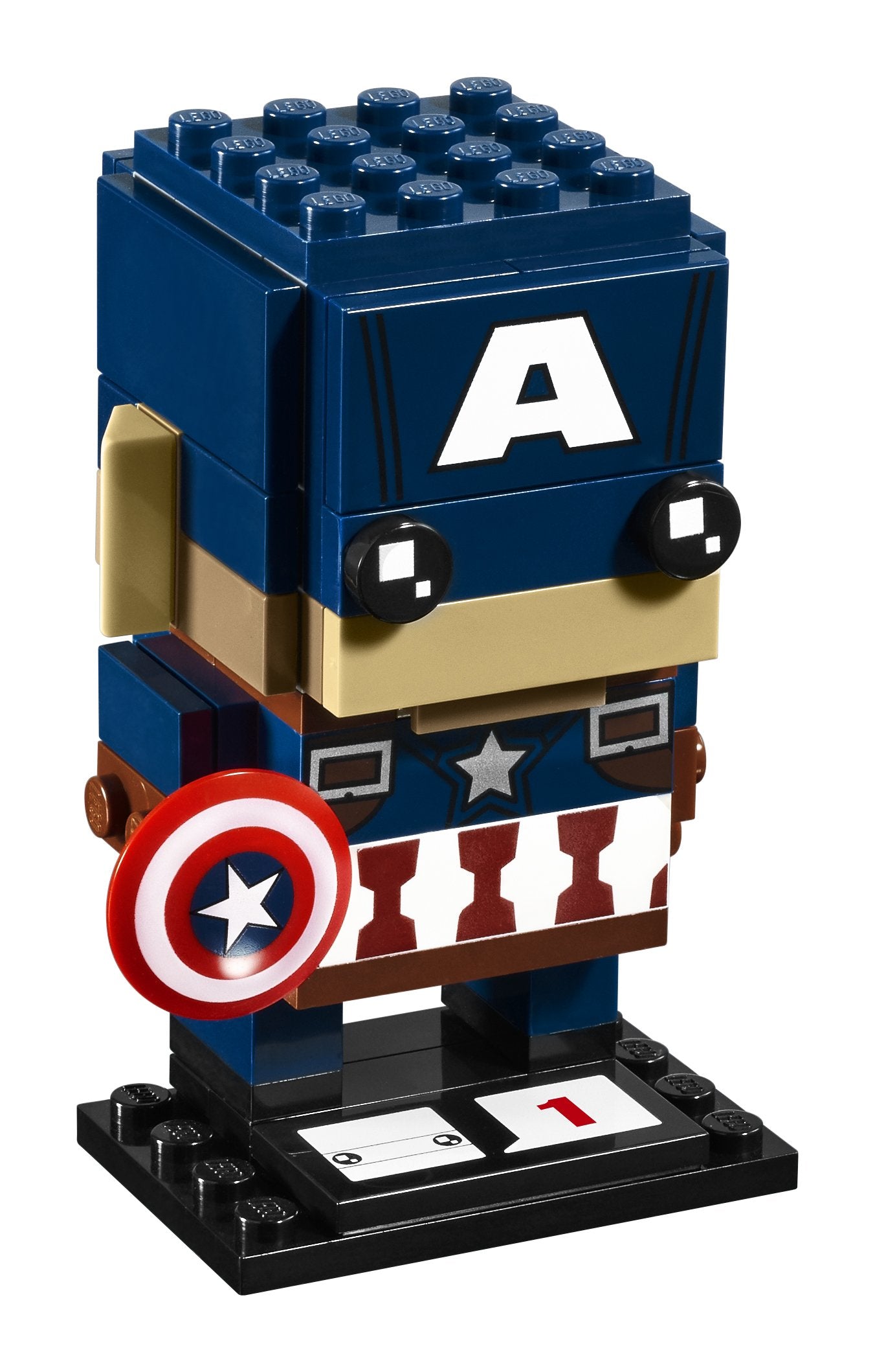 LEGO Brickheadz 41589 - Captain America, construction toy