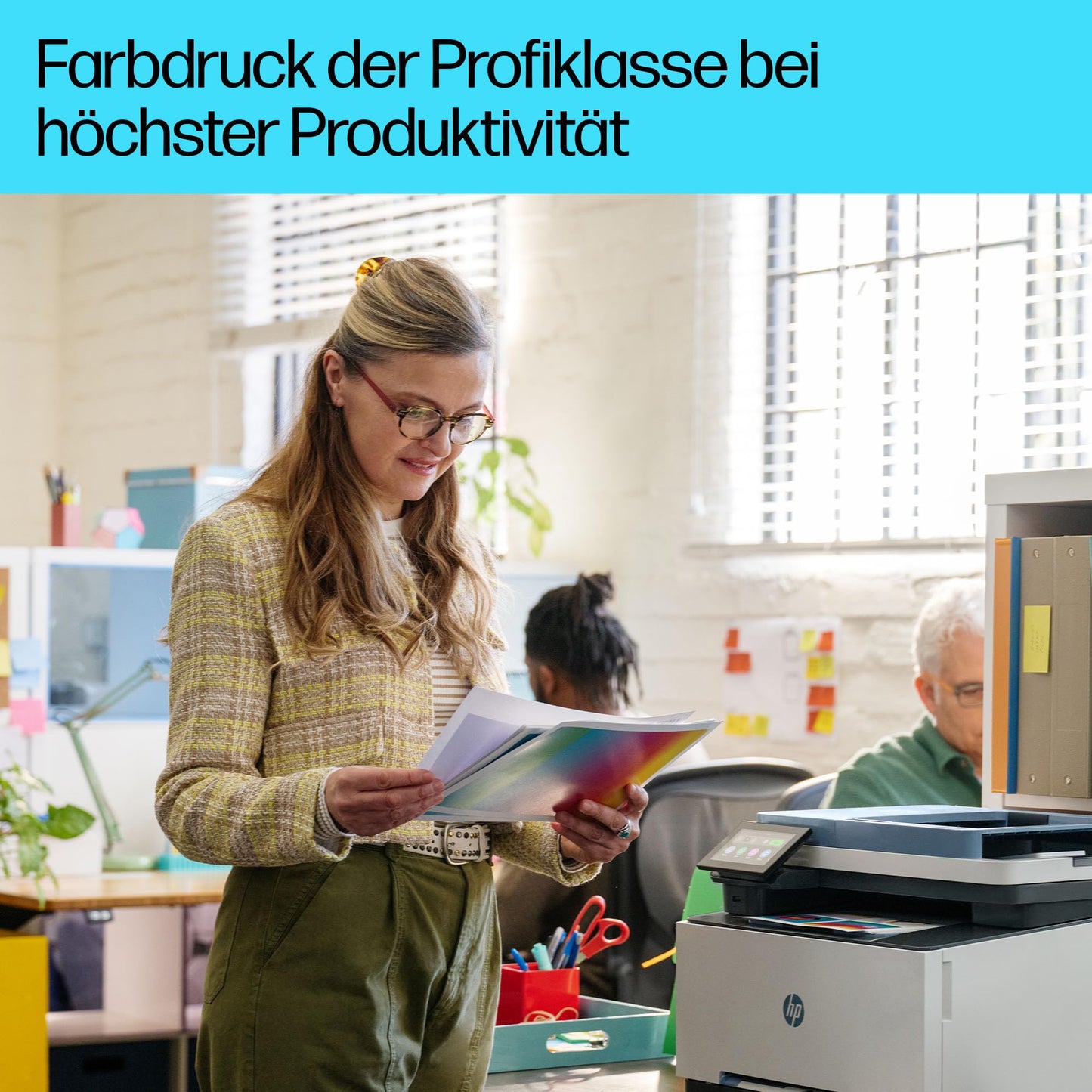 HP Color LaserJet Pro MFP 3302fdng Multifunction Color Laser Printer, Fax, Automatic Two-Sided Printing, High Print Speed, Touchscreen, Ethernet, USB, Wolf Pro Security - 759V1F#ABD