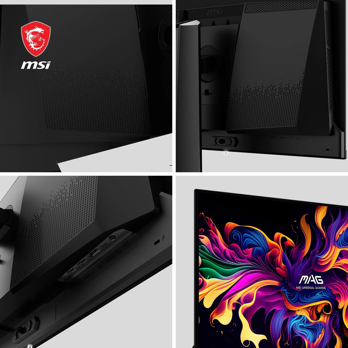 MSI MAG 271QPX QD-OLED Monitor de Gaming de 26.5 inch WQHD - 2560 x 1440 Panou Quantum Dot OLED, 360Hz / 0.03ms, 99.1% DCI-P3, ΔE≤2, DisplayHDR True Black 400 - DP 1.4a, HDMI 2.1, USB Type-C - 9S6-3CD89T-001
