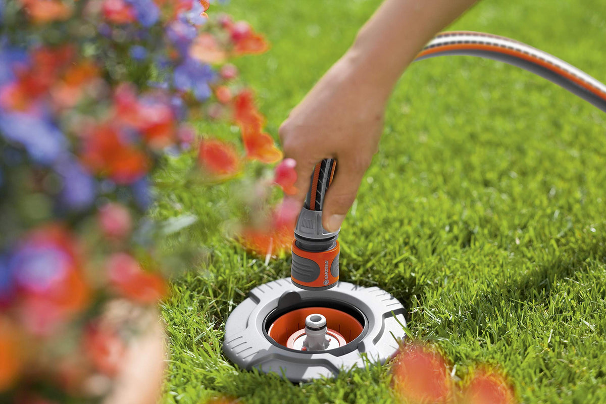 Furtun Gardena Premium Superflex 13 mm (1/2 inch), 50 m: furtun de grădină cu profil power grip, presiune de spargere de 35 bar, foarte flexibil, stabil dimensional, rezistent la UV, clorură de polivinil (PVC), udare în grădină - 18099