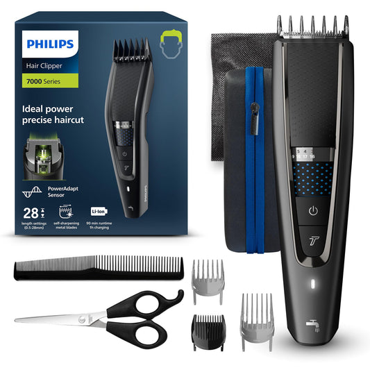 Philips Hair Clipper Series 7000 with Trim-n-Flow Technology (Model HC7650/15)