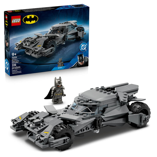 LEGO DC Batman Batman vs. Superman: Batmobile - Superhero toy car - Creative toy with minifigure for children aged 9 and up - DIY building set to play - Gift for boys and girls - 76331