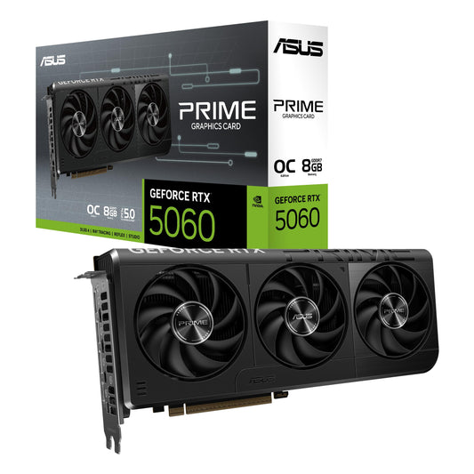 Placă grafică pentru jocuri ASUS Prime GeForce RTX 5060 8GB GDDR7 OC Edition - 90YV0N10-M0NA00